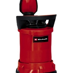 Einhell GE-SP 4390 LL ECO Pompa a immersione fondo piatto (430 W, portata max 9000 L/h, prevalenza 8 m, immersione max 7 m, valvola di non ritorno, aspirazine fino a 1mm)